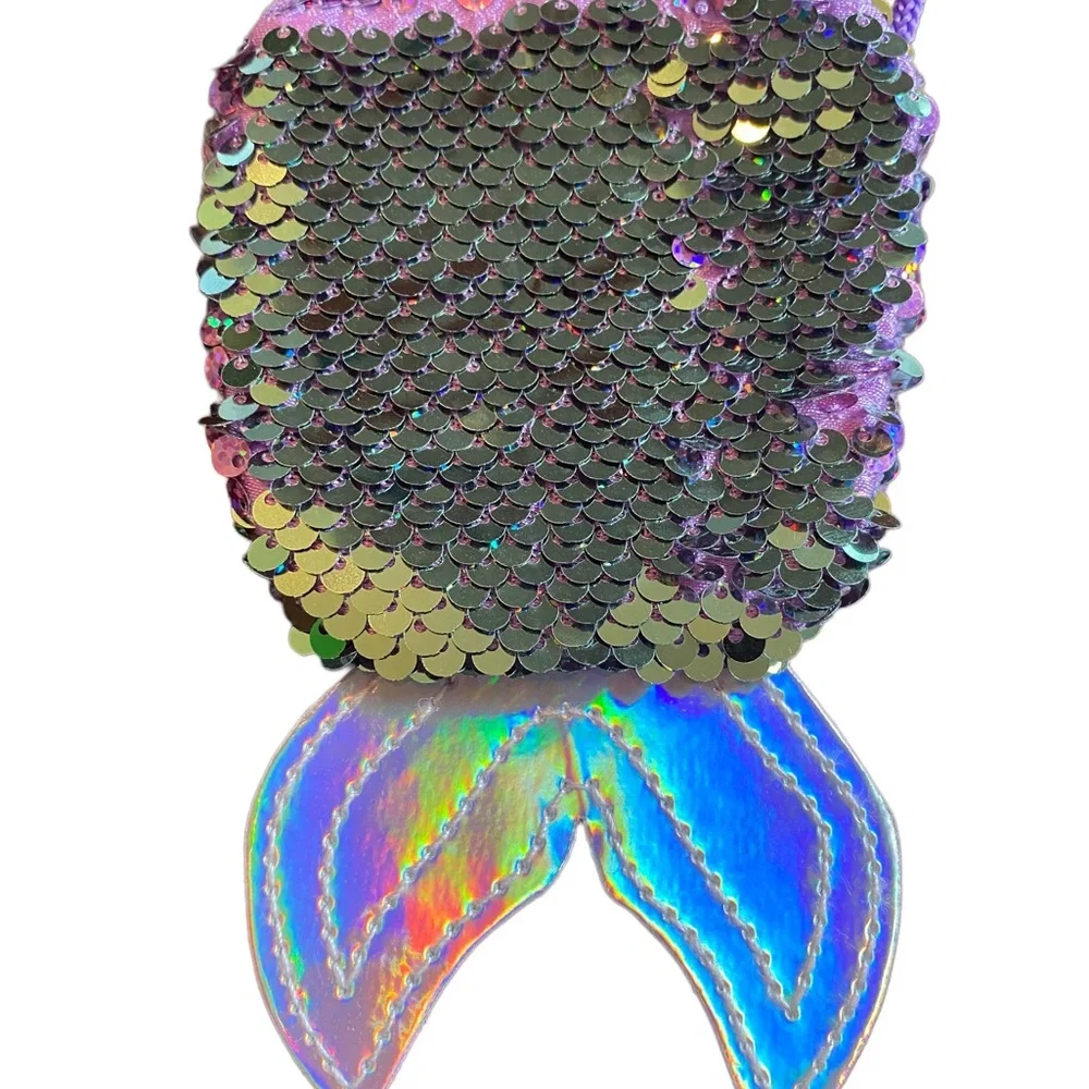 Iridescent Mermaid Sequin Coin Purse